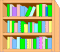 GIF-bild: booksinashelf.gif